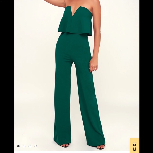 Lulus Pants - Emerald Green jumpsuit